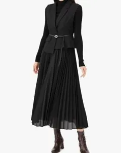 snidelスナイデル　ジレディティールジャンスカ