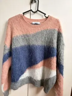 AZUL 多色ニットセーター FREEサイズ