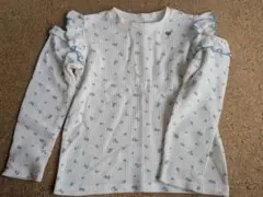 apres les cours アプレレクール 　肩フリルスリットTシャツ