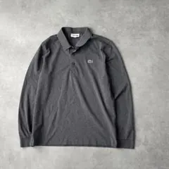 や*す様 17365 LACOSTE 刺繍ロゴ ワンポイント ポロシャツ 長袖