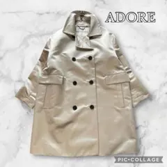 【極美品】ADORE アドーア トレンチコート ベージュ スプリングコート 春 メルカリ