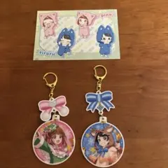 ちろぴの　アクリルキーホルダー 2種セットとポストカードのサムネイル