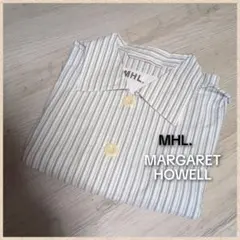 MHL. MARGARET HOWELL ストライプ 半袖シャツ - メルカリ