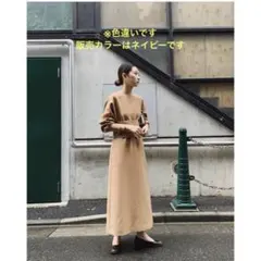 RIM.ARK Sleeve tuck long OP リムアークワンピースのサムネイル