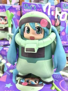ガンダム×初音ミク フィギュア ザクぐるみ