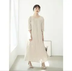 earth music&ecology サイドリボンワッシャーワンピース