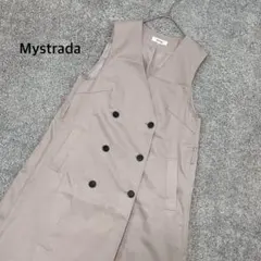 【Mystrada】トレンチコート ジレ ロングベージュ ノースリーブのサムネイル