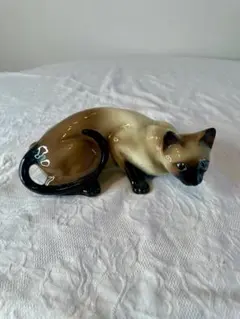 英国製ヴィンテージ ベスウィック シャム猫 フィギュリン ＃1296