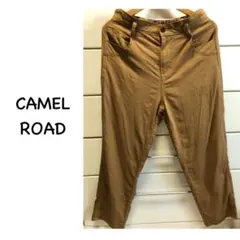 CAMEL ROAD 綿麻　混　テーパードパンツ　61 キャメル　ブラウンのサムネイル