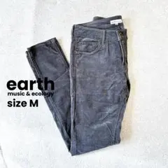 期間限定 earth music&ecologyコーデュロイ グレー ボトムM