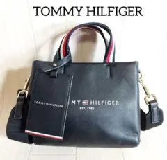 TOMMY HILFIGER トミー・ヒルフィガー　ショルダーミニバッグ　黒