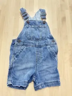 GAP デニムショートオーバーオール 12-18ヶ月