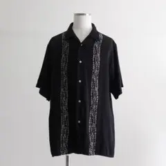 1990s Havanera レーヨン混オープンカラーシャツ　キューバシャツのサムネイル