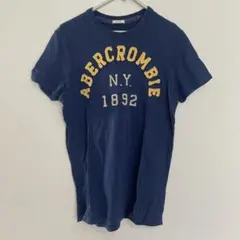 Abercrombie & Fitch ネイビー Tシャツ S