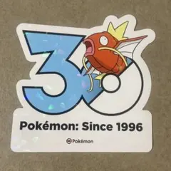 韓国 ポケモン 30周年 ステッカー コイキング - メルカリ