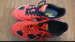 【未使用】DIADORA スニーカー レッド赤/ブラック黒【25cm】