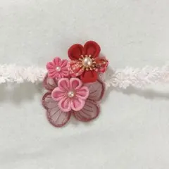 25 2way 髪飾り　ひなまつり　初節句　ベビー　キッズ　衣装　ベビー袴