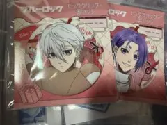 ブルーロック バレンタイン ビッググリッター缶バッジ 凪誠士郎 御影玲王