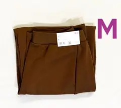 UNIQLOドライスウェットカーブパンツMサイズブラウン　新品　ユニクロ