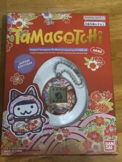 たまごっち 江戸木目込人形 招き猫みみっち　GEN2 JAPAN 和柄 未開封 日本限定 オリジナルたまごっち 江戸木目込人形 招き猫みみっち