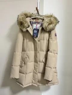 Helvetica ヘルベチカ　ファーフード ダウンコート S