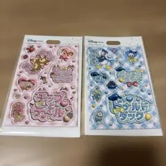 ぷっくりシール チップとデール ドナルド　推し　ステッカー　ディズニーストア