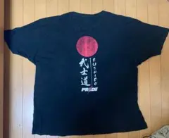 武士道 PRIDE レアTシャツ 黒 3XL 身幅70 着丈70