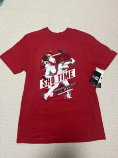 【新品】NEW ERA ショータイム Tシャツ Sサイズ レッド