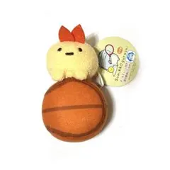 すみっコぐらし ボールチェーン付き 部活動 ぬいぐるみ バスケットボール