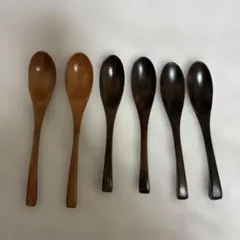 木製カトラリー糸巻スプーン・根来.天然木. おまとめ購入でお得に