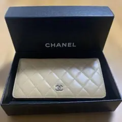 CHANEL キルティング長財布