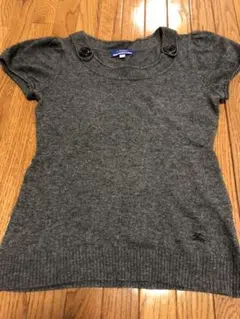 【美品】バーバリー ブルーレーベル トップス グレー ニット