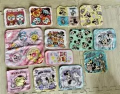 キャラクタータオルセット アンパンマン ミッキーループ一点ミニタオル12点