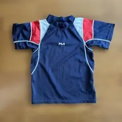 FILA ネイビー 半袖 ラッシュガード 水着 サイズ140