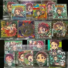 鬼滅の刃　·竈門炭治郎　シール/カード　18枚　無限レア有り