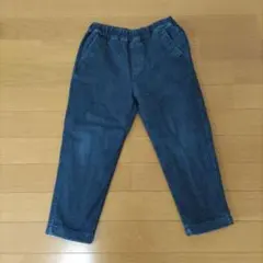 ユニクロキッズ ウォームイージーパンツデニム　110