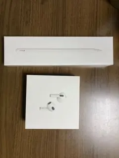 【新品未開封】 Applepencil (第2世代)AirPods (第3世代)