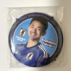 サッカー日本代表 菅原由勢 缶バッジ SAMURAI BLUE