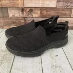 ✨極美品✨ スケッチャーズ　ゴーウォーク6　超軽量　スリッポンスニーカー　黒