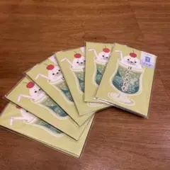 ポチ袋　クリームソーダ　あざらし　ホールマーク　6点セット