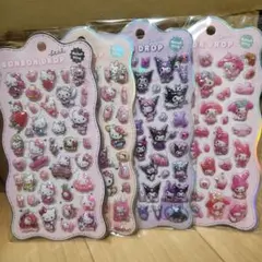 21　3Dシール 4シートセット