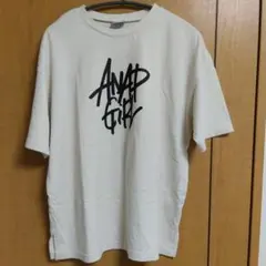 ANAP GIRL 半袖Tシャツ ベージュ Mサイズのサムネイル
