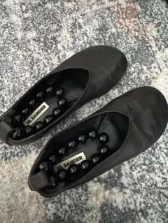 Jil Sander shoes, flat shoes, ballet shoes, beads