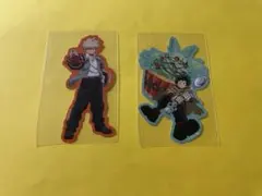 僕のヒーローアカデミア　ステッカー　爆豪　緑谷