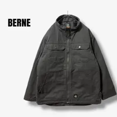 のぶこふ205 BERNEダックジャケットデトロイトジャケット90s BERNE 90s 企業ロゴ ダックジャケット デトロイトジャケット