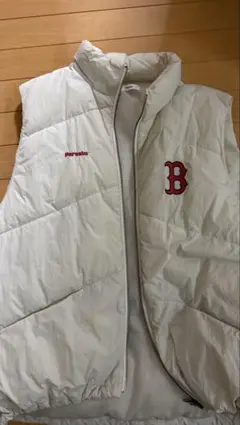 perushu × MLB コラボ中綿ブルゾン - メルカリ