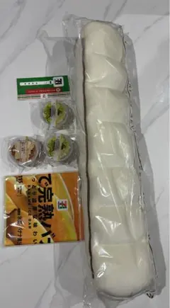 ハッピーくじ セブンイレブン　ラスト賞 ふんわりちぎりパンクッション　おまけ5点