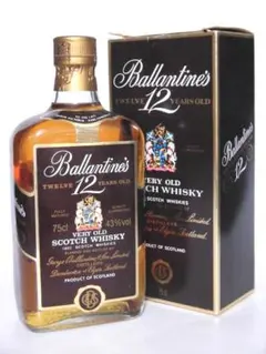 L2 バランタイン12年 80年代 旧ボトル 箱付 750ml