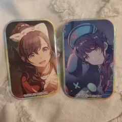 2点セットスクエアバッジコレクションvol.50 朝比奈まふゆ　缶バッジ