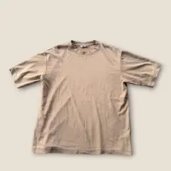 UNIQLO ユニクロ エアリズム メンズTシャツ（XL)半袖コットン べージュ